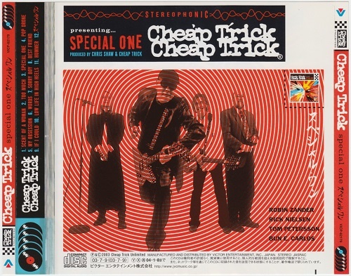 Cheap Trick - Special One [Japan Edition +1 bonus] 2023 CD Scans