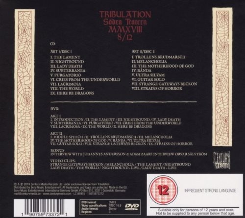 Tribulation - Аlivе & Dеаd Аt Sоdrа Теаtеrn [2СD] (2019)