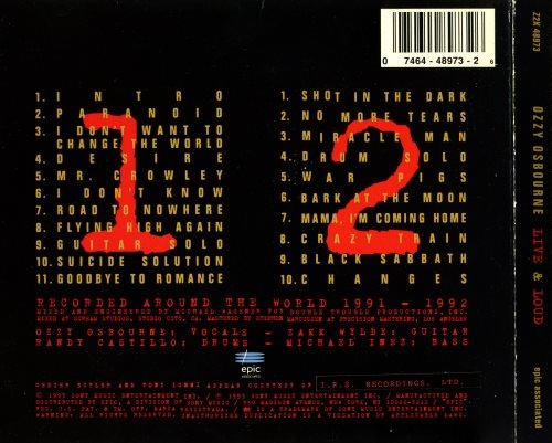 Ozzy Osbourne - Livе & Lоud (2СD) [Jараnеsе Еditiоn] (1993)