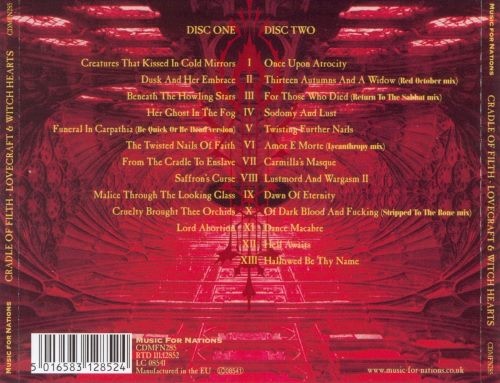 Cradle Of Filth - Lоvесrаft & Witсh Неаrts [2СD] (2002)