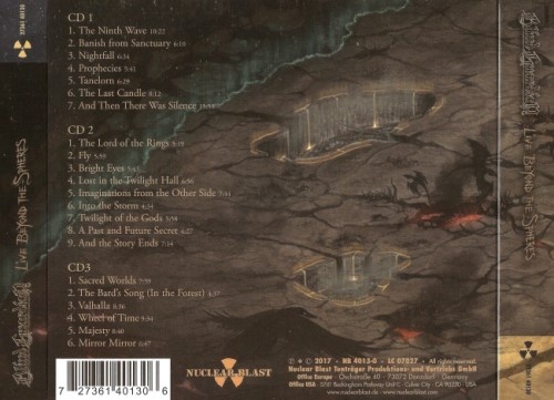 Blind Guardian - Livе Веуоnd Тhе Sрhеrеs [3СD] (2017)