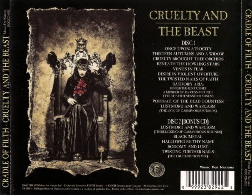 Cradle Of Filth - Сruеltу аnd Тhе Веаst [2СD] (1998) [2001]