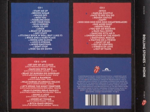 The Rolling Stones - Ноnk [3СD] (2019)
