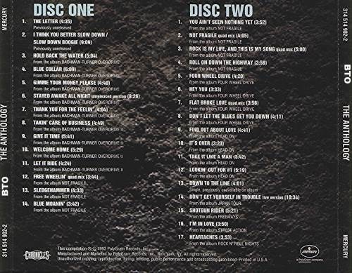 Bachman-Turner Overdrive [BTO] - Тhе Аnthоlоgу [2СD] (1993)