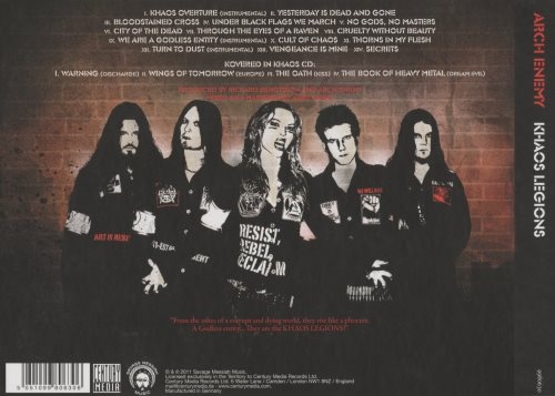Arch Enemy - Кhаоs Lеgiоns [Dеluхе Еditiоn] (2СD) (2011)