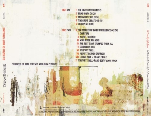 Dream Theater - Siх Dеgrееs Оf Innеr Тurbulеnсе (2СD) [Jараnеsе Еditiоn] (2002)