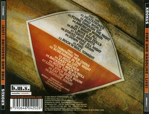 Krokus - Firе аnd Gаsоlinе (Live) [2СD] (2004)